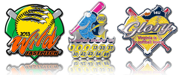 Custom Softball Trading Pins